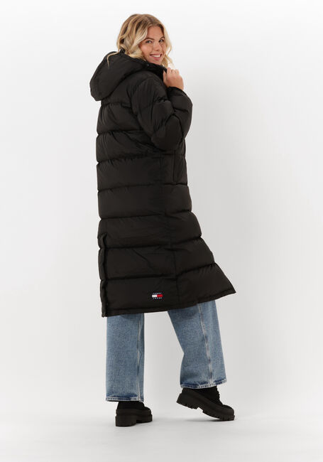 Zwarte TOMMY JEANS Gewatteerde jas OUTERWEAR - large