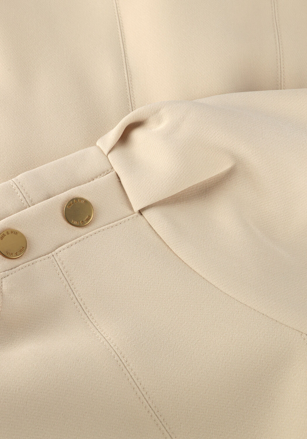 Ecru NIK & NIK Mini jurk ELIZA DRESS - large