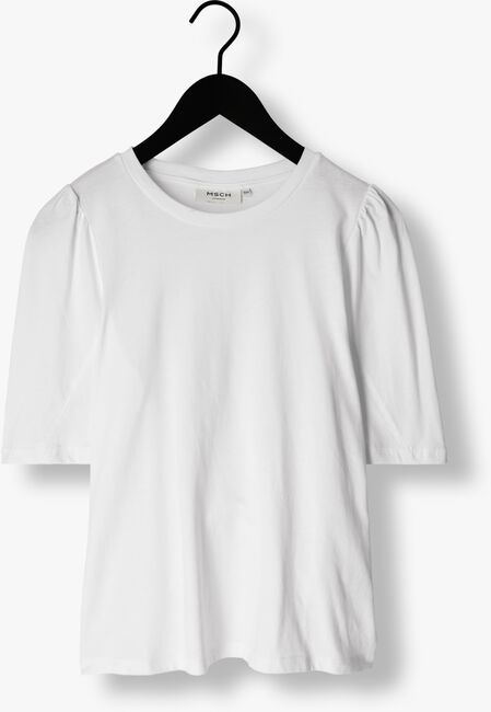MSCH COPENHAGEN T-shirt TIFFA ORGANIC 2/4 PUFF TEE en blanc - large