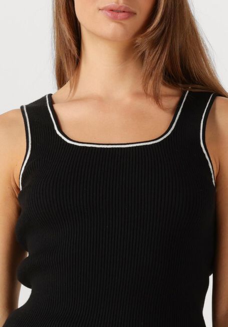 Zwarte SELECTED FEMME Top SLFKAMMA JENNY SL KNIT TOP - large