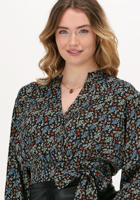 SCOTCH & SODA Haut PRINTED LONG-SLEEVED RECYCLED en noir - large