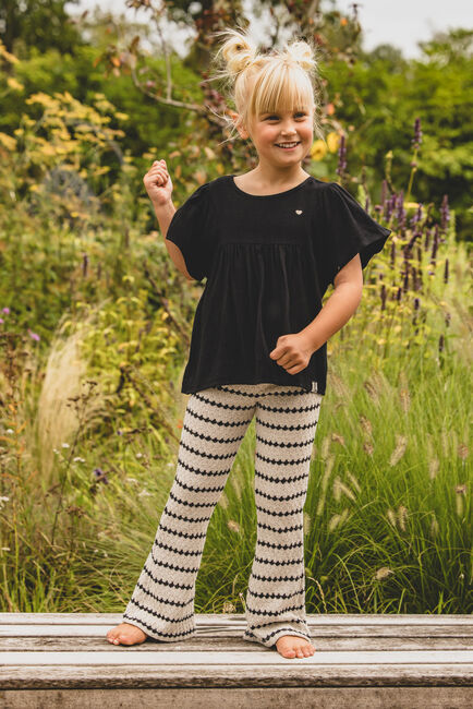 Gebroken wit LOOXS Little Flared broek 2411-7605 Gebroken wit LOOXS Little Flared broek 2411-7605 - large