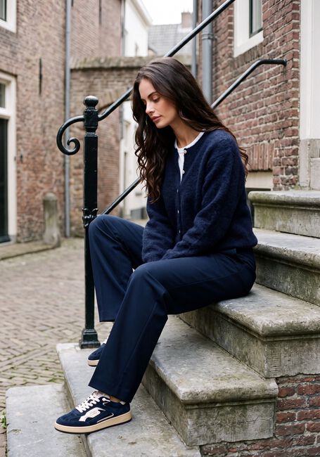 STUDIO ANNELOES Gilet Bibi cardigan Bleu fonc&eacute; - large