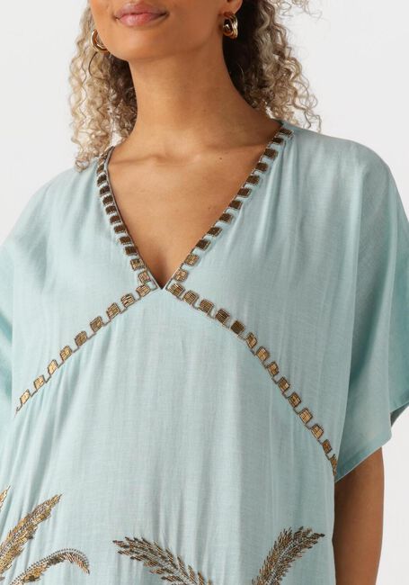 Lichtblauwe WILD Maxi jurk ANNIE - large