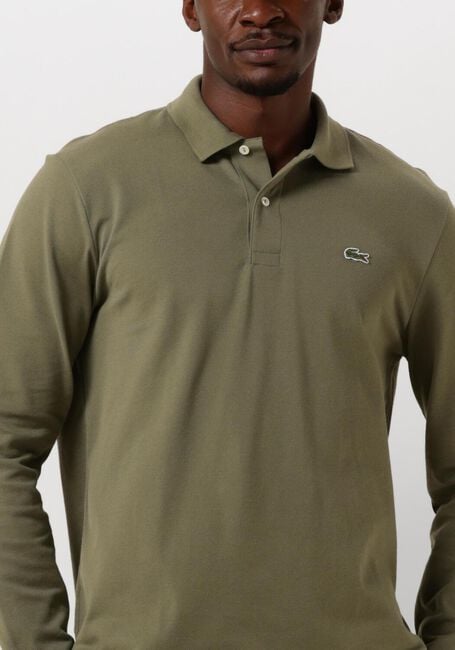 LACOSTE Polo 1HP2 MEN LONG SLEEVED BEST POLO en vert - large