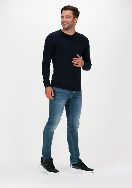 SELECTED HOMME Pull SLHBERG CREW NECK NOOS Bleu foncé - large