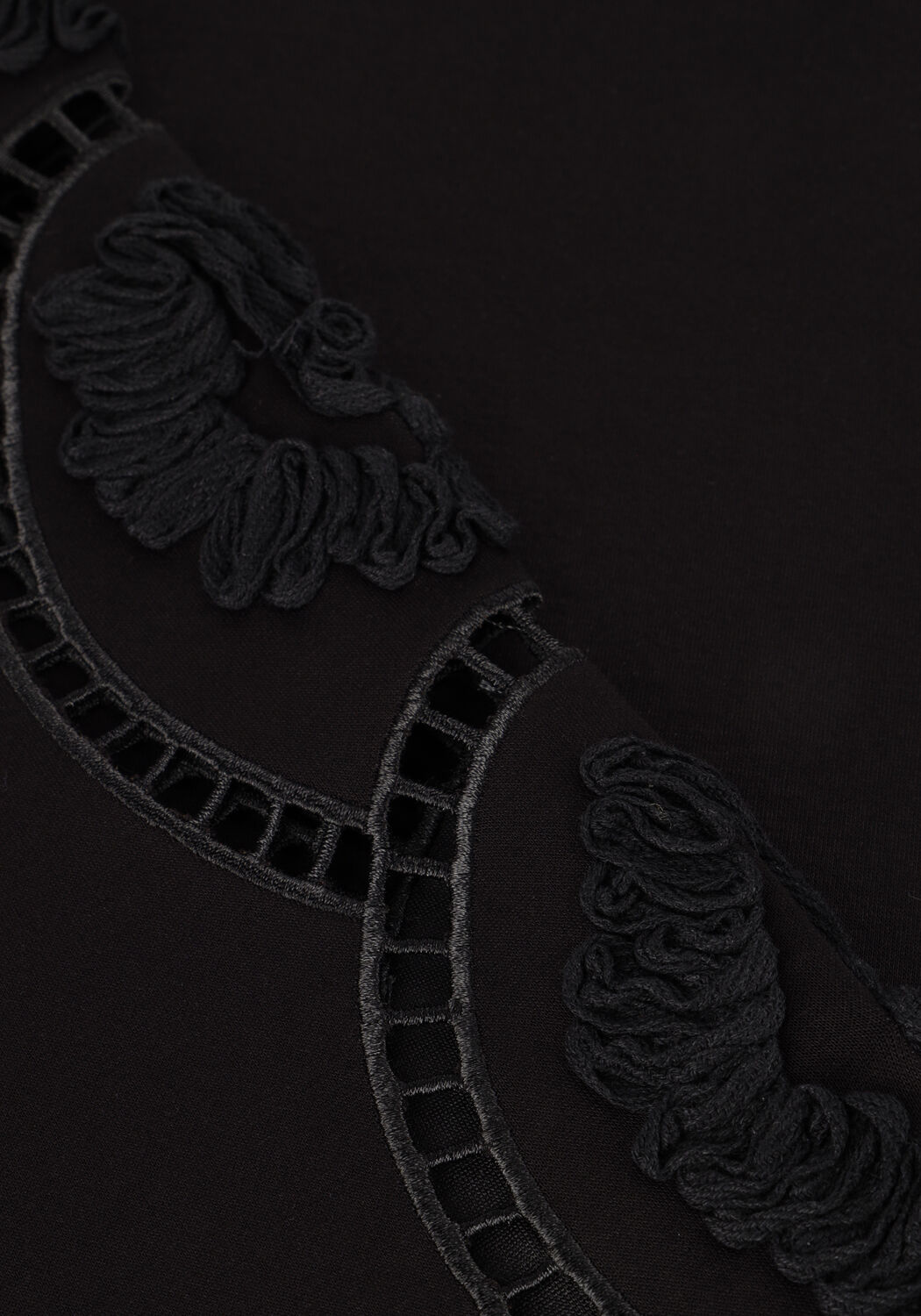 Zwarte OBJECT Trui OBJDORINA LO L/S SWEAT TOP - large