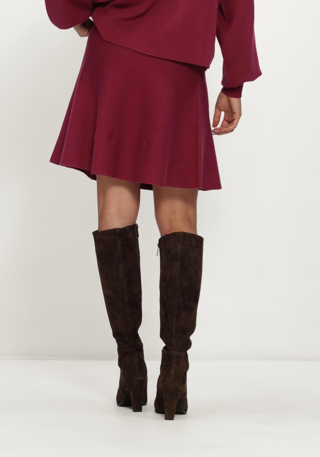 MSCH COPENHAGEN Mini-jupe MSCHMERCY EAST SKIRT Bordeaux - large