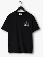 COLOURFUL REBEL T-shirt MOUNTAIN BASIC TEE en noir