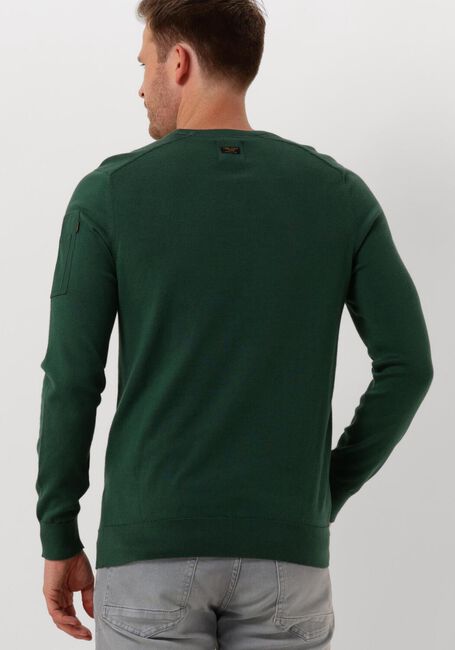 Groene PME LEGEND Trui R-NECK AMERICAN CLASSIC KNIT - large