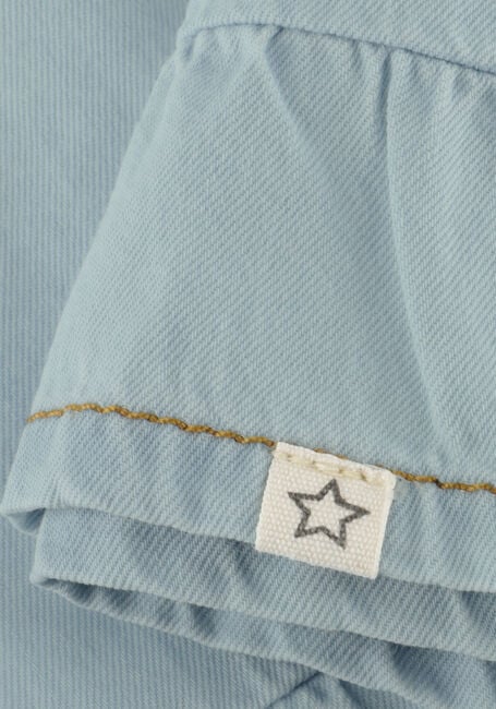 Blauwe YOUR WISHES Top CHAMBRAY RUFFLE SINGLET - large