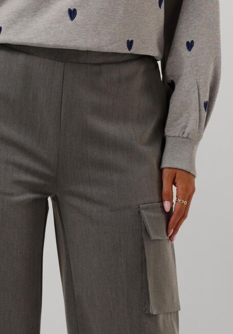 NUKUS Pantalon HAMBURG PANTS STRIPE en gris - large