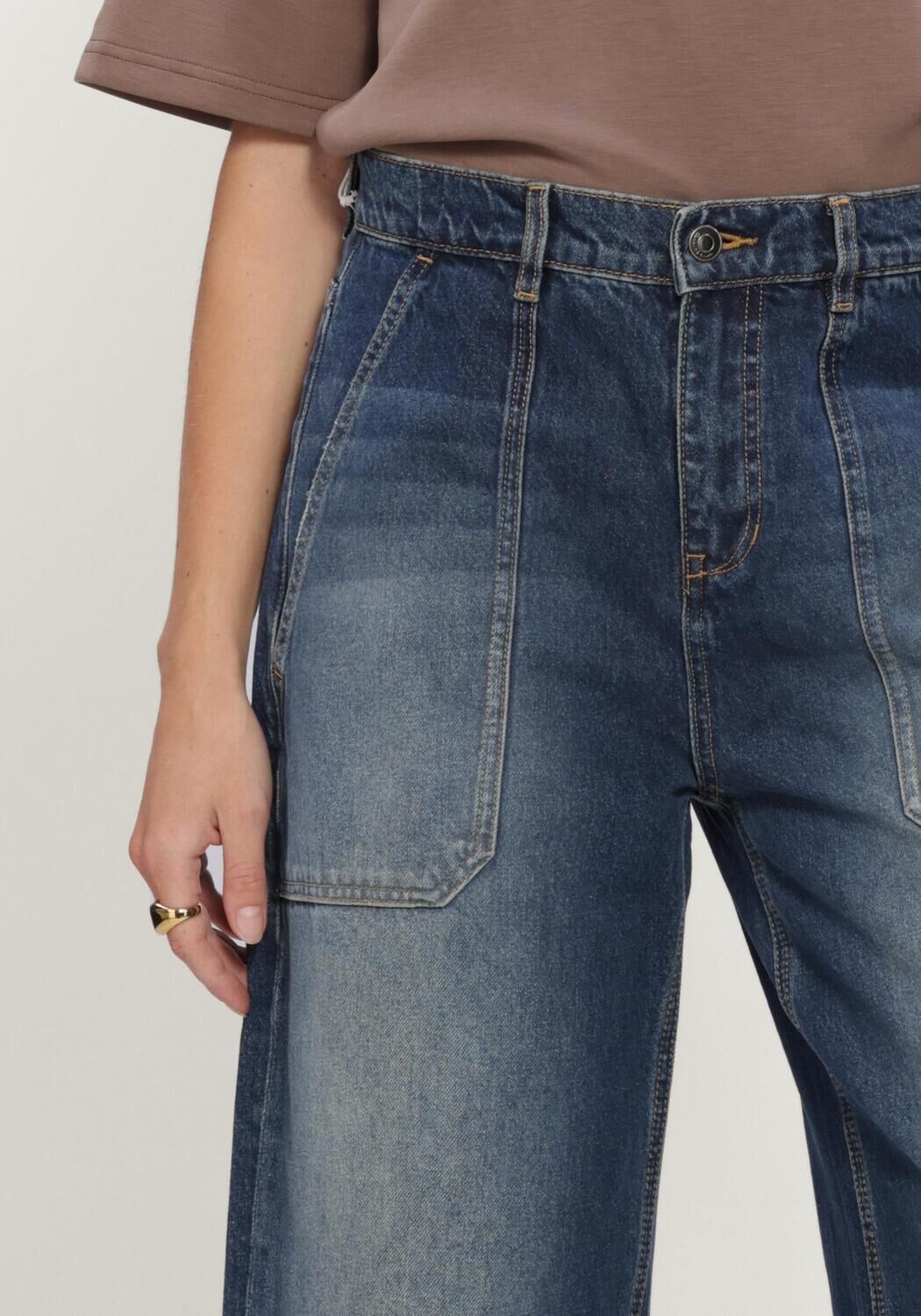 Blauwe CIRCLE OF TRUST Wide jeans CODY DNM - large