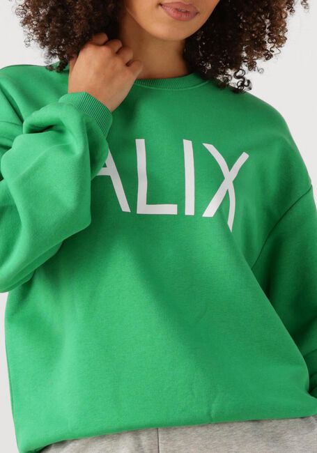 ALIX THE LABEL Pull LADIES KNITTED CLEAN LOGO SWEATER en vert - large