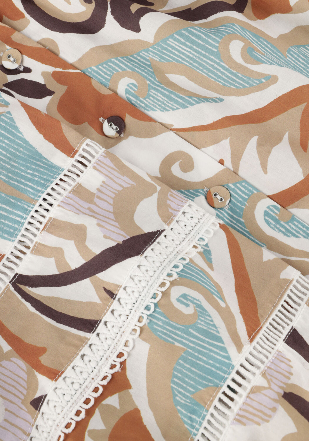 DEA KUDIBAL Robe maxi ELINA en marron - large