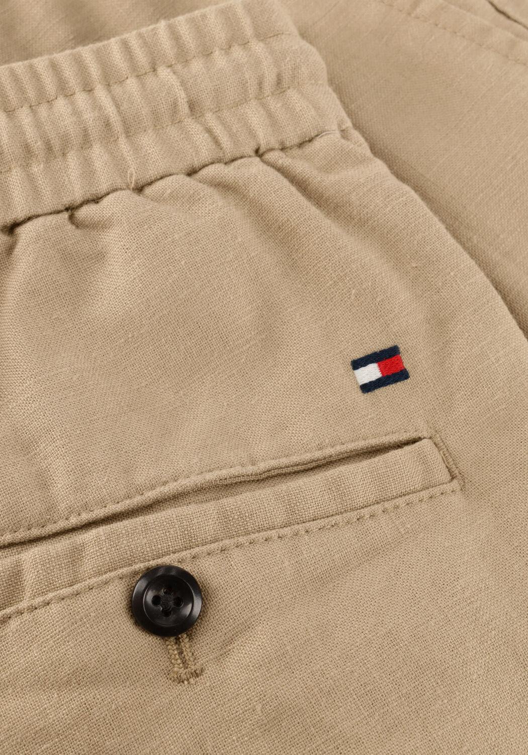 TOMMY HILFIGER Pantalon courte DOVER 8 PO SORONA LINEN 2/2 en beige - large