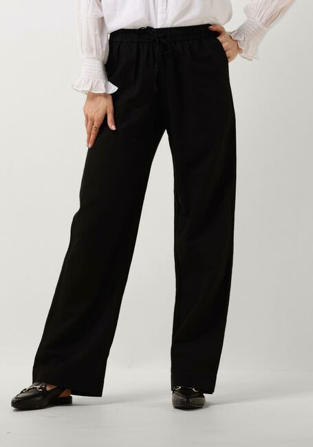 NEO NOIR Pantalon large SONAR LINEN PANTS en noir - large