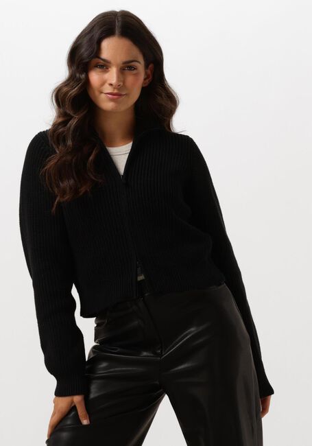 ENVII Pull ENBESSIE LS CARDIGAN 5190 en noir - large