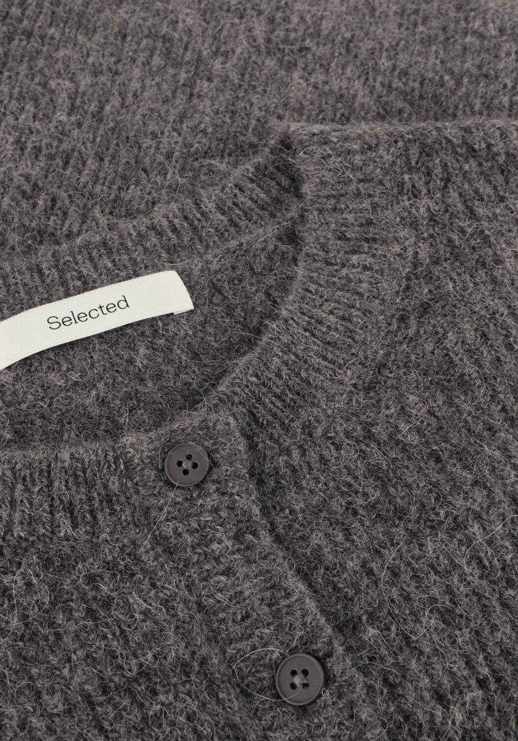 SELECTED WOMEN Spencer SLFLULU SL BUTTON O-NECK VEST EX en gris - large