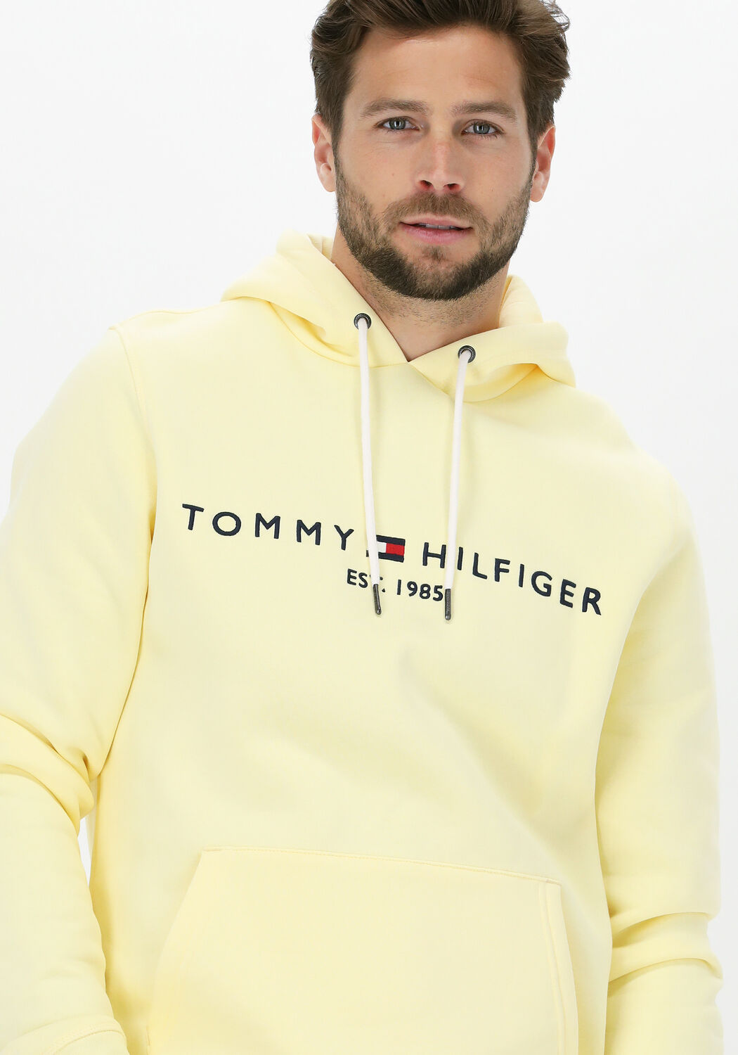 Gele TOMMY HILFIGER Sweater TOMMY LOGO HOODY Omoda