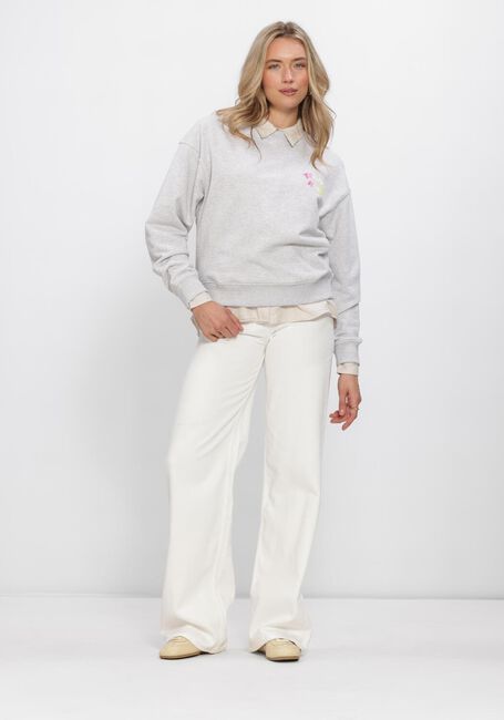 Grijze TOMMY JEANS Trui TJW BXY COLOR BUBBLE CREW EXT - large