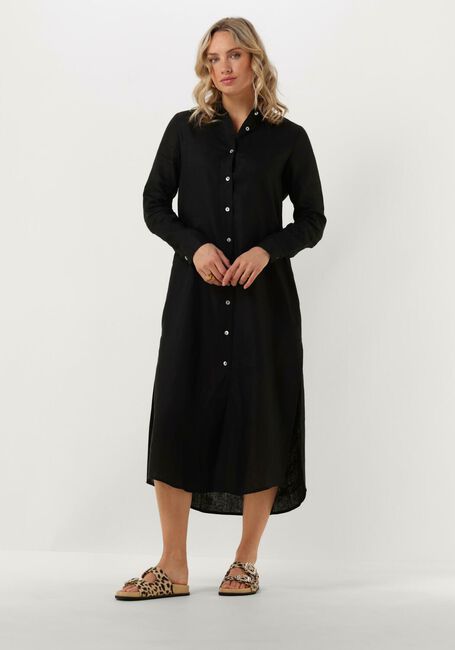 RESORT FINEST Robe maxi SHIRT DRESS en noir - large