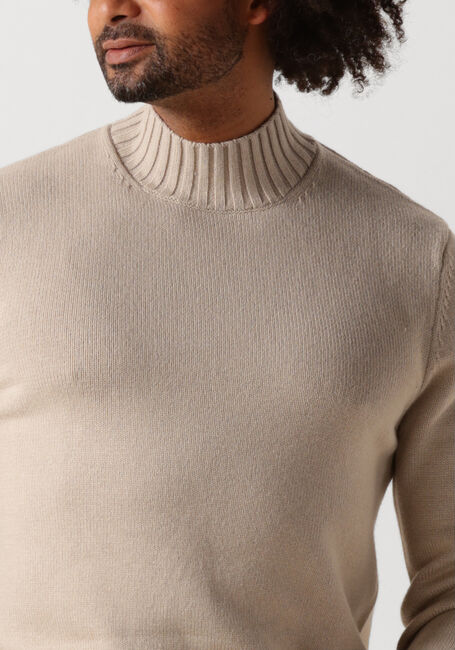 PROFUOMO Col roulé PULLOVER MOCK NECK en beige - large