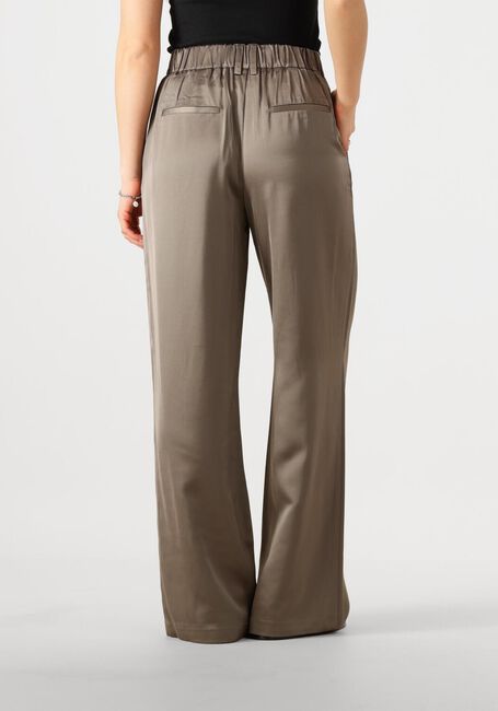 WITHBLACK Pantalon WBLMILAN SATEEN WIDE PANT en taupe - large