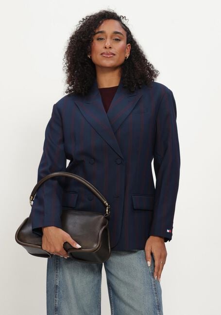 Donkerblauwe TOMMY JEANS Blazer TJW COLLEGIATE BLAZER - large