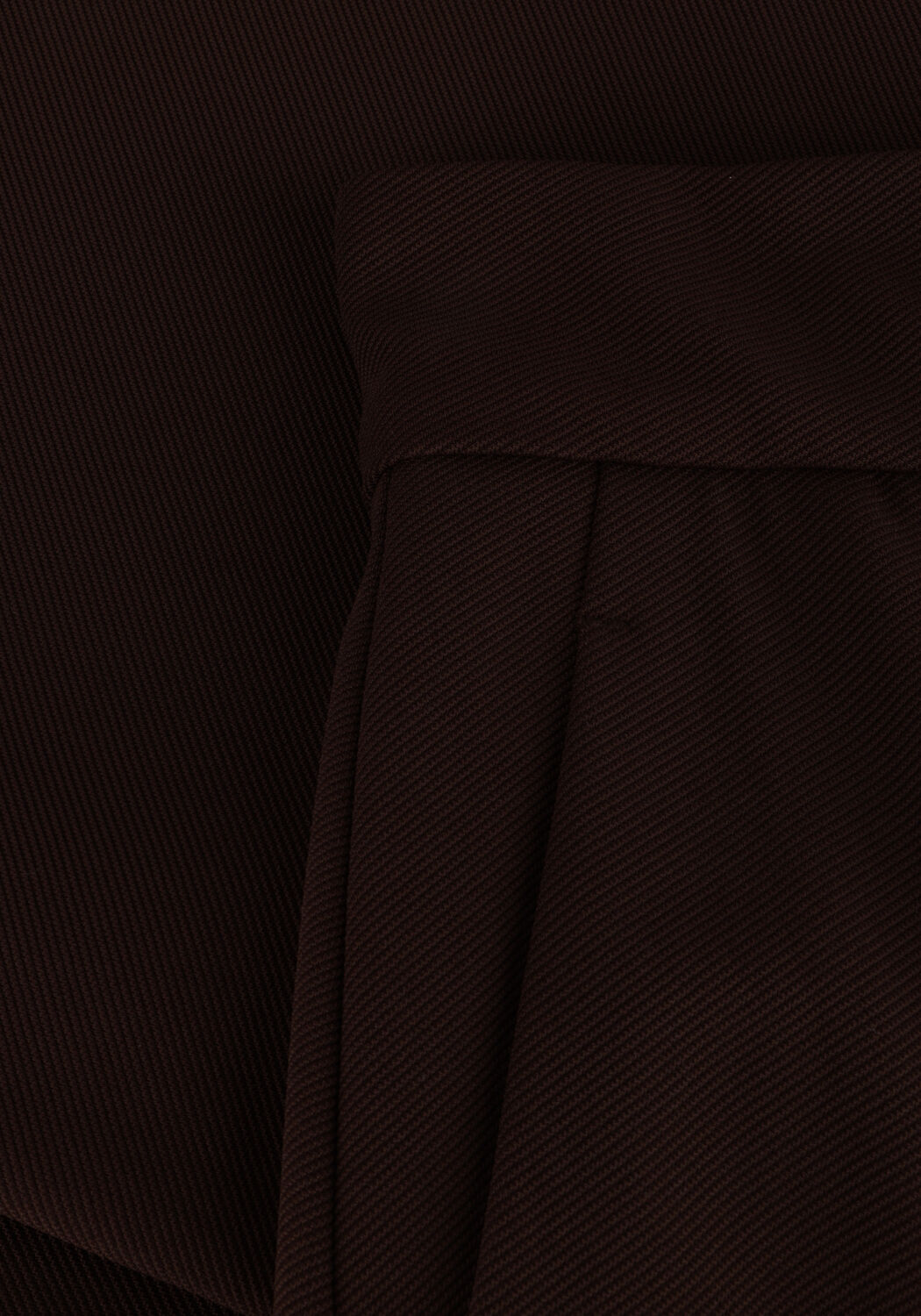 VANILIA Pantalon TAILORED TWILL en marron - large