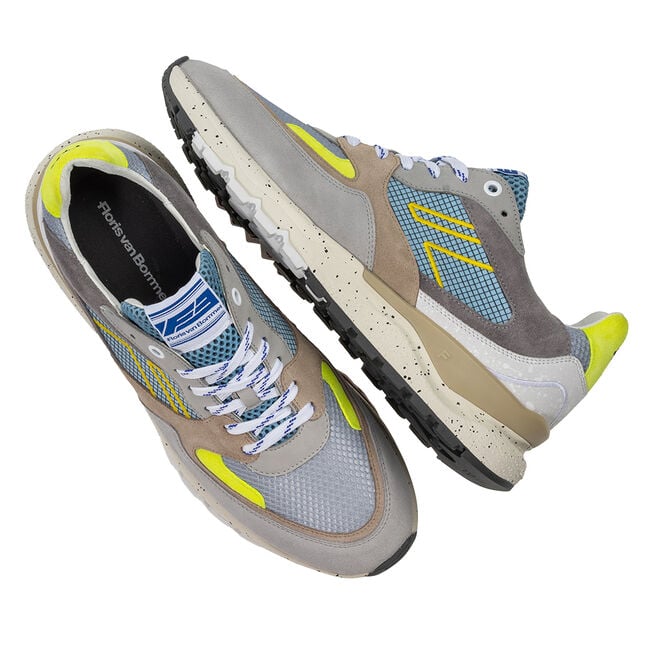 Blauwe FLORIS VAN BOMMEL Sneakers SFM-10243 DE TREENER - large