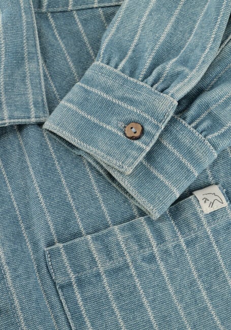 JENEST Chemise d&eacute;contract&eacute; LEF STRIPE OVERSHIRT Bleu clair - large