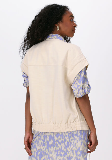 SECOND FEMALE Gilet FICARIA WAISTCOAT en beige - large