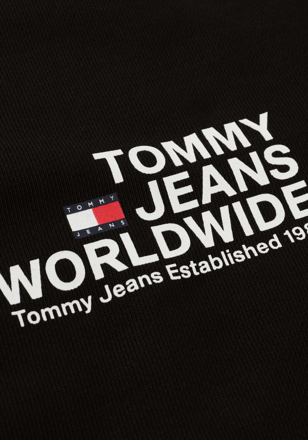 TOMMY JEANS Chandail TJM REG ENTRY GRAPHIC CREW en noir - large