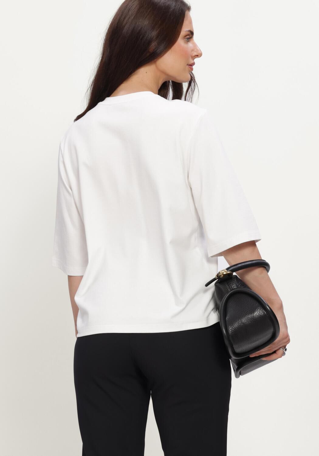 Witte STUDIO ANNELOES T-shirt Fiore round neck t-shirt - large