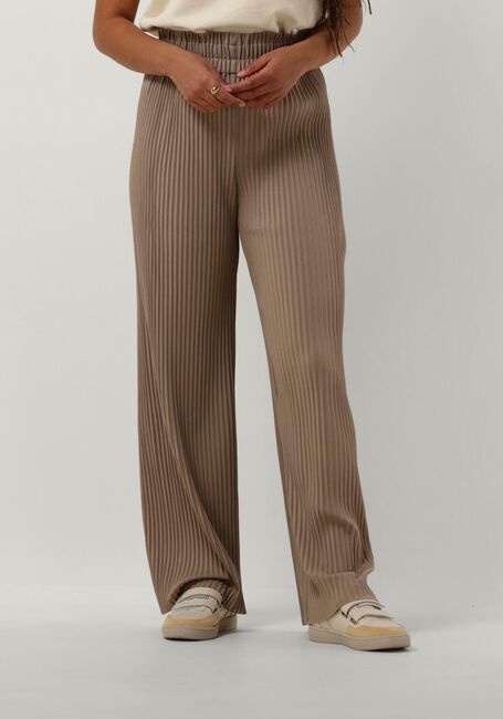 Y.A.S. Pantalon large YASALISA HW PANT en marron - large