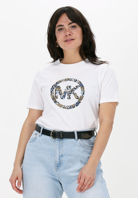 MICHAEL KORS T-shirt CIRCLE LOGO TEE en blanc - large