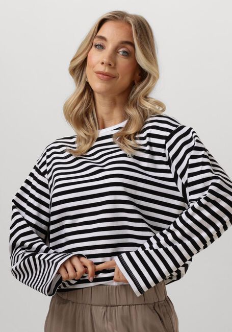 SOEURS DE PROVENCE Longsleeves EVE TEE STRIPED en blanc - large