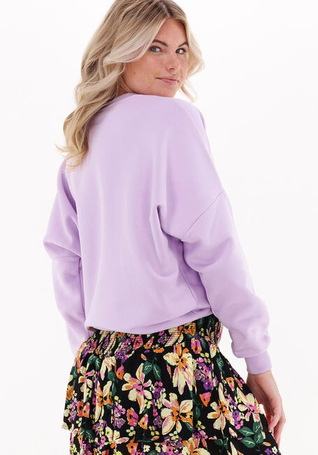 COLOURFUL REBEL Chandail PALMEIRA PATCH DROPPED SHOULDER SWEAT Lilas - large