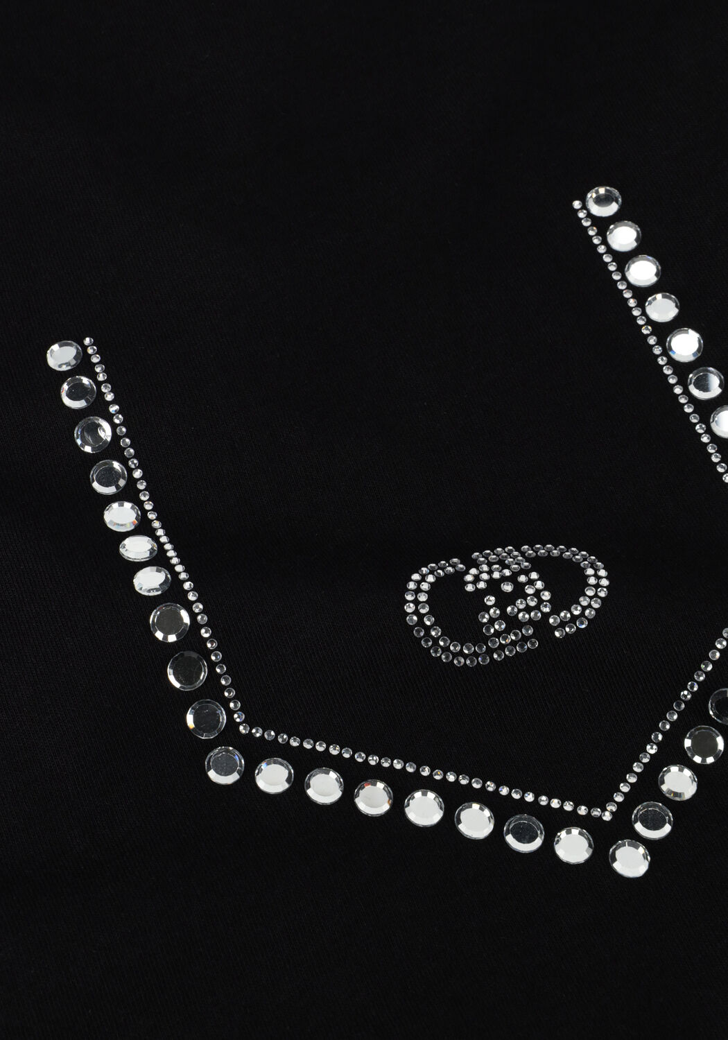 Zwarte LIU JO T-shirt ECS T-SHIRT MODA M/C - large