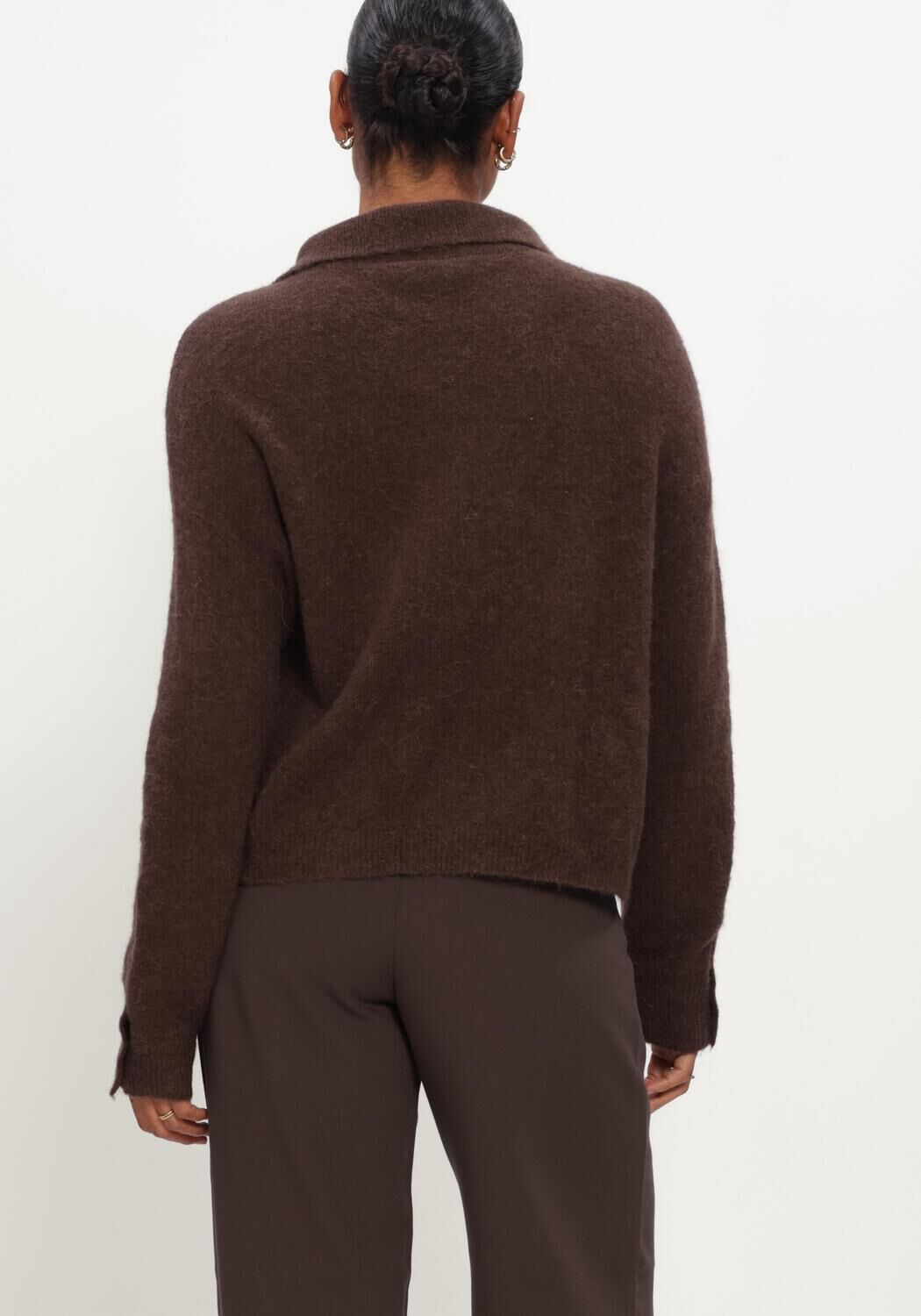 MSCH COPENHAGEN Pull MSCHBONDIE HOPE M PULLOVER en marron - large