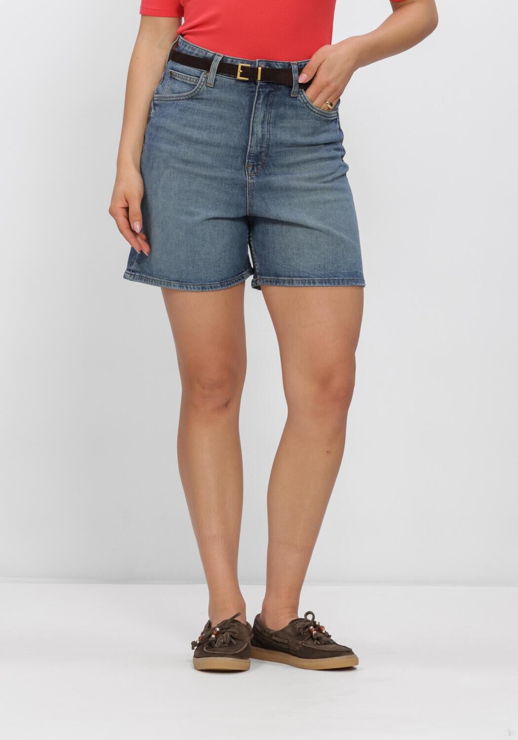 Blauwe LEE Jeans STELLA SHORT 112376778 - large