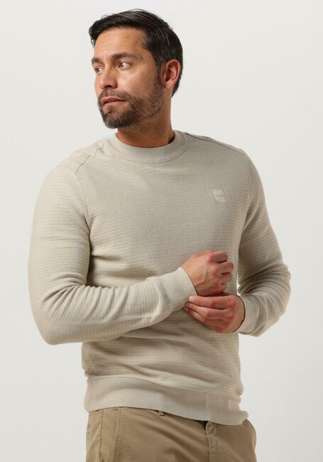 BOSS ORANGE Pull ANOIN en beige - large