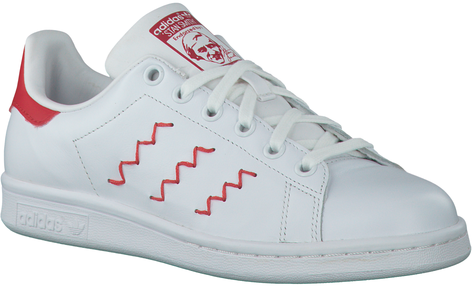 stan smith zig zag rouge