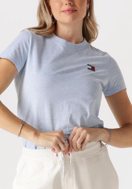 TOMMY JEANS T-shirt TJW REG BADGE TEE Bleu clair - large