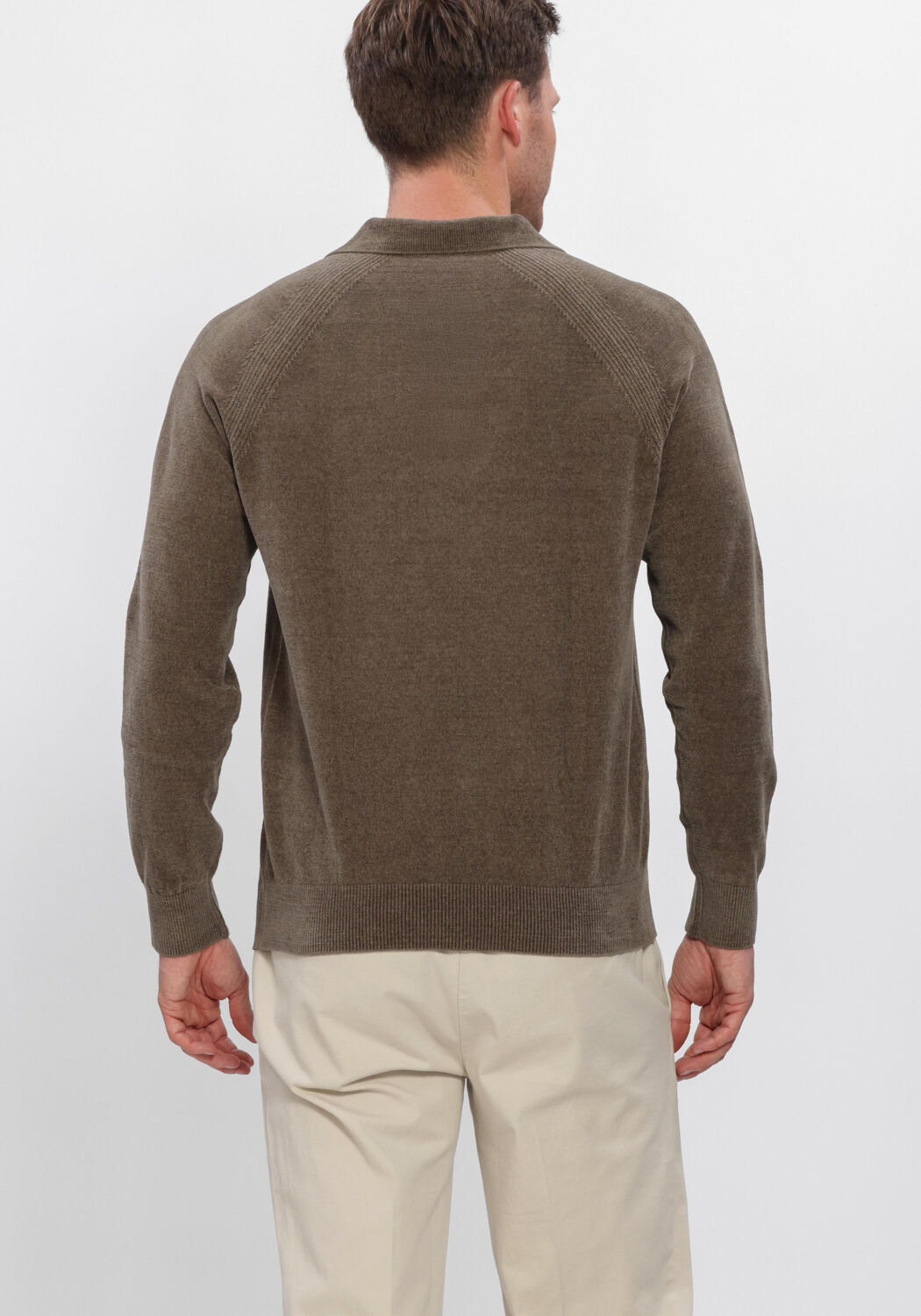 Bruine PROFUOMO Trui CHENILLE - large