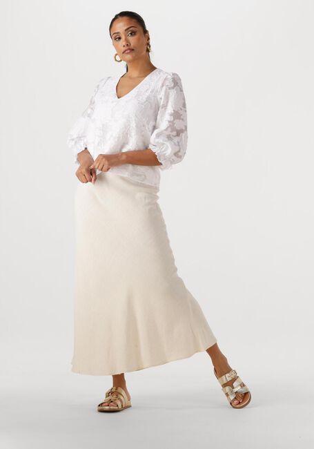 Witte SELECTED WOMEN  SLFCATHI-SADIE 3/4 TOP FF - large