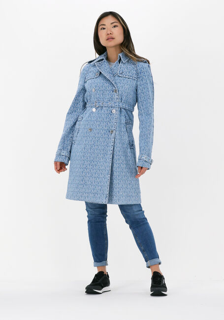 Blauwe MICHAEL KORS  MK LOGO JCRD ECO TRENCH - large