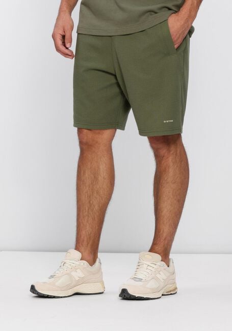 G-STAR RAW Pantalon courte STRUCTURED JERSEY SHORT en vert - large