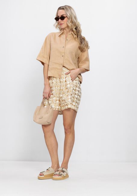 GREEK ARCHAIC KORI S26K-1005032 Pantalons en beige - large